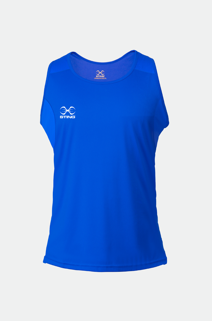 Junior Male Mettle Singlets 2.0 Blue