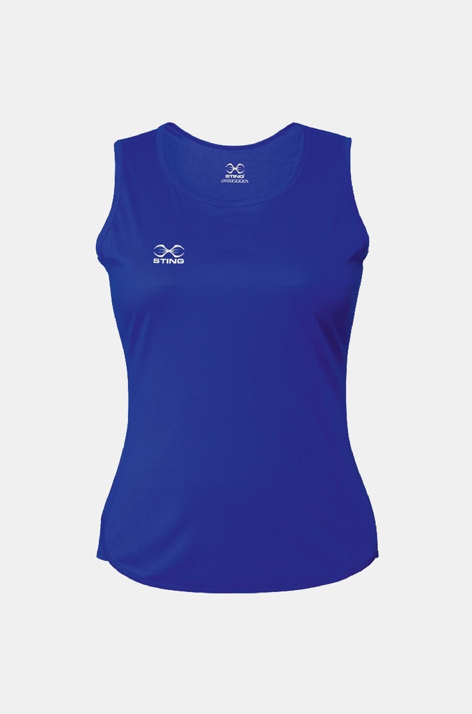 Junior Female Mettle Singlets Blue