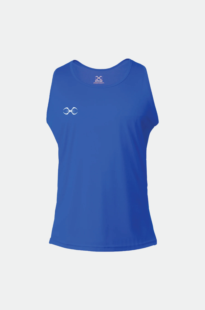 Junior Male Mettle Singlets Blue